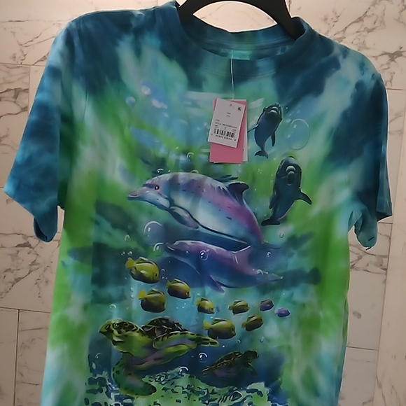 Mighty Fine Retro Tie Dye Graphic Tee - Picture 3 of 13